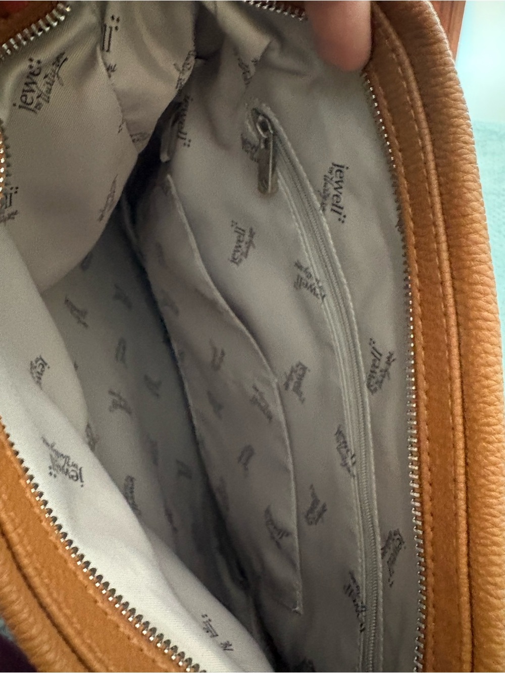 thirty-one Cognac Brown Pebbled Leather Shoulder Midway Hobo - Picture 10 of 10